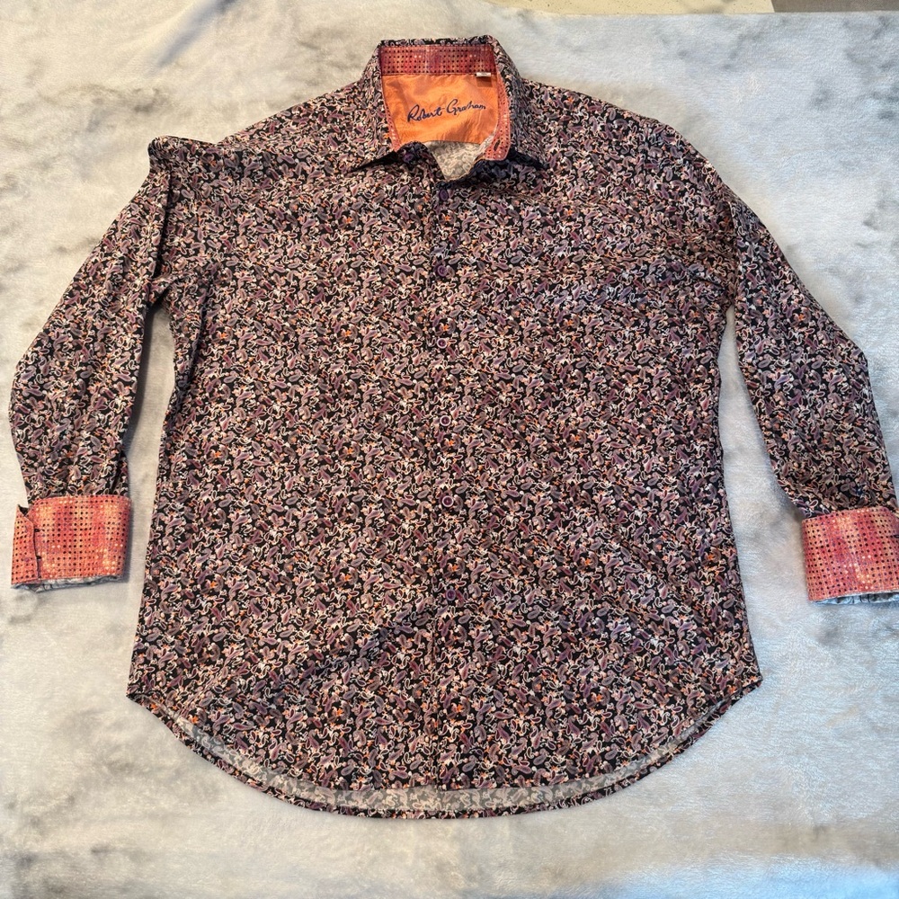 Robert Graham Floral Patterned Men's Shirt